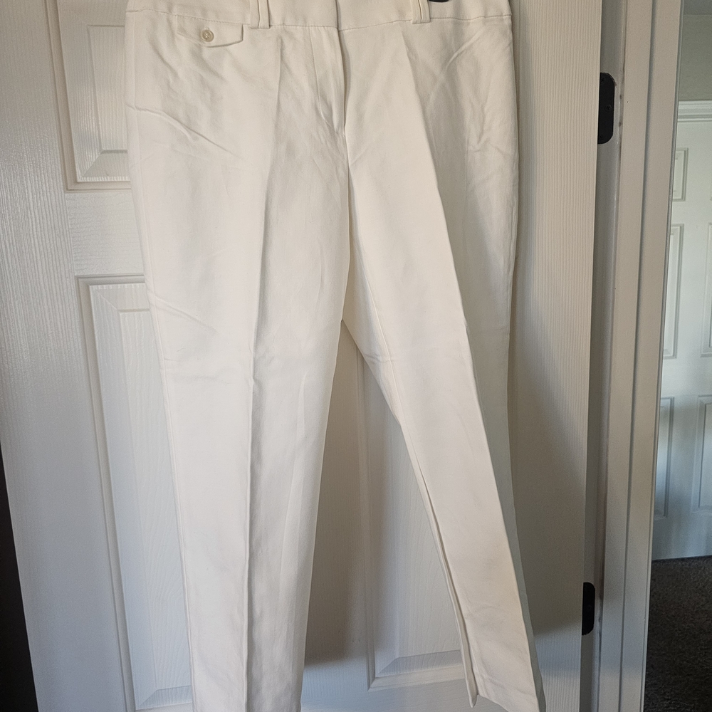 White Tailored Pants